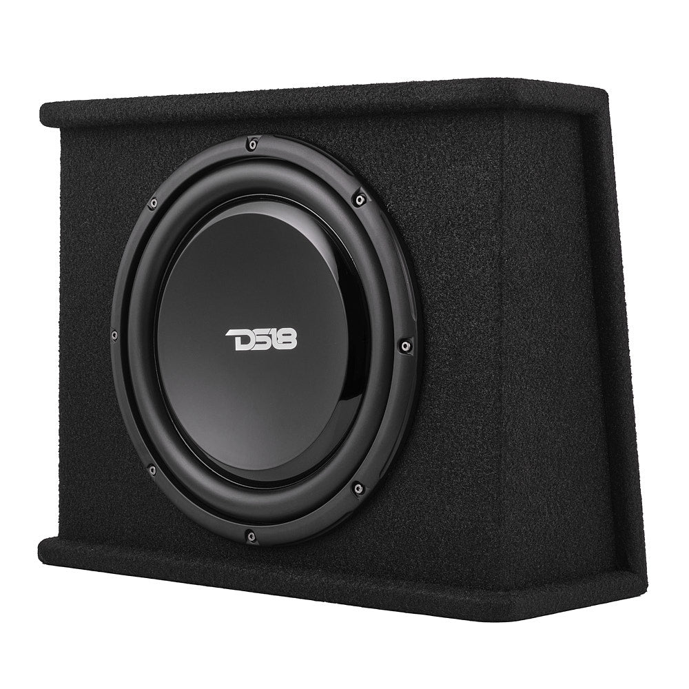 12" Loaded Amplified Shallow Subwoofer Enclosure 350 Watts Rms