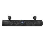 24" Marine Sound Bar Speaker System, 6 Speakers 600 Watts, BT v5.0, Rotating Control Panel