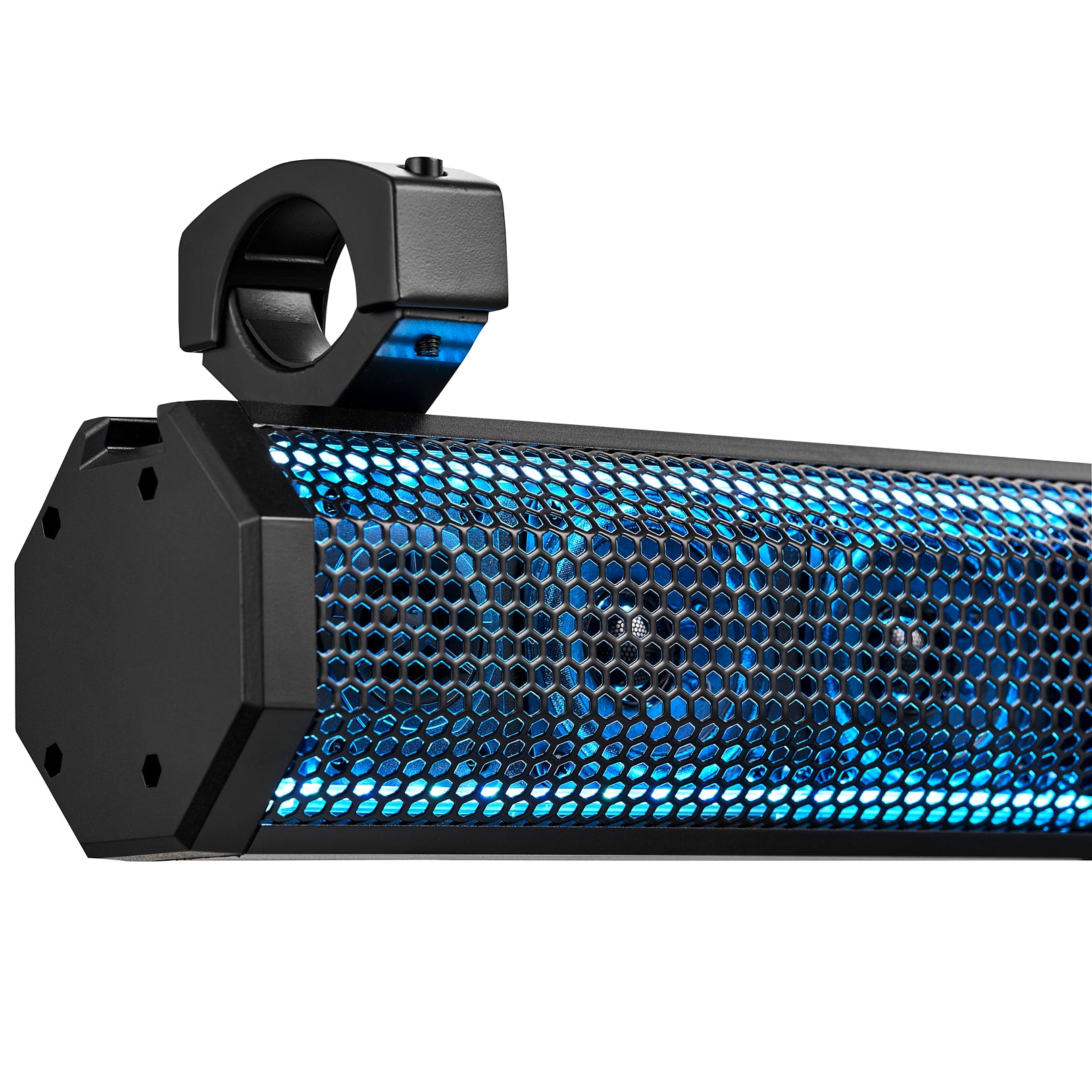 26" Marine Amplified Soundbar with Bluetooth USB & RGB Lighting 6 Speakers 600 Watts