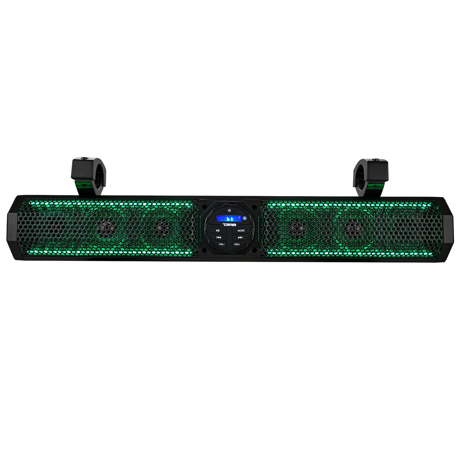 26" Marine Amplified Soundbar with Bluetooth USB & RGB Lighting 6 Speakers 600 Watts