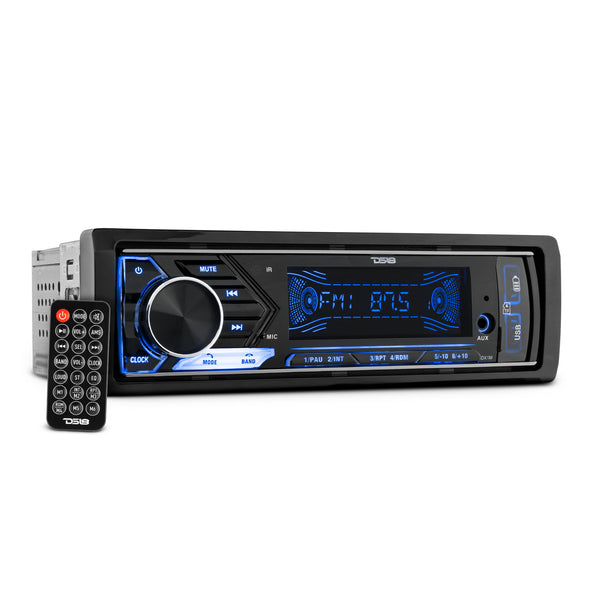 DS18 1 DIN Mechless Bluetooth Radio Car Stereo w/ Remote Usb/aux/sd/am/fm SDX1