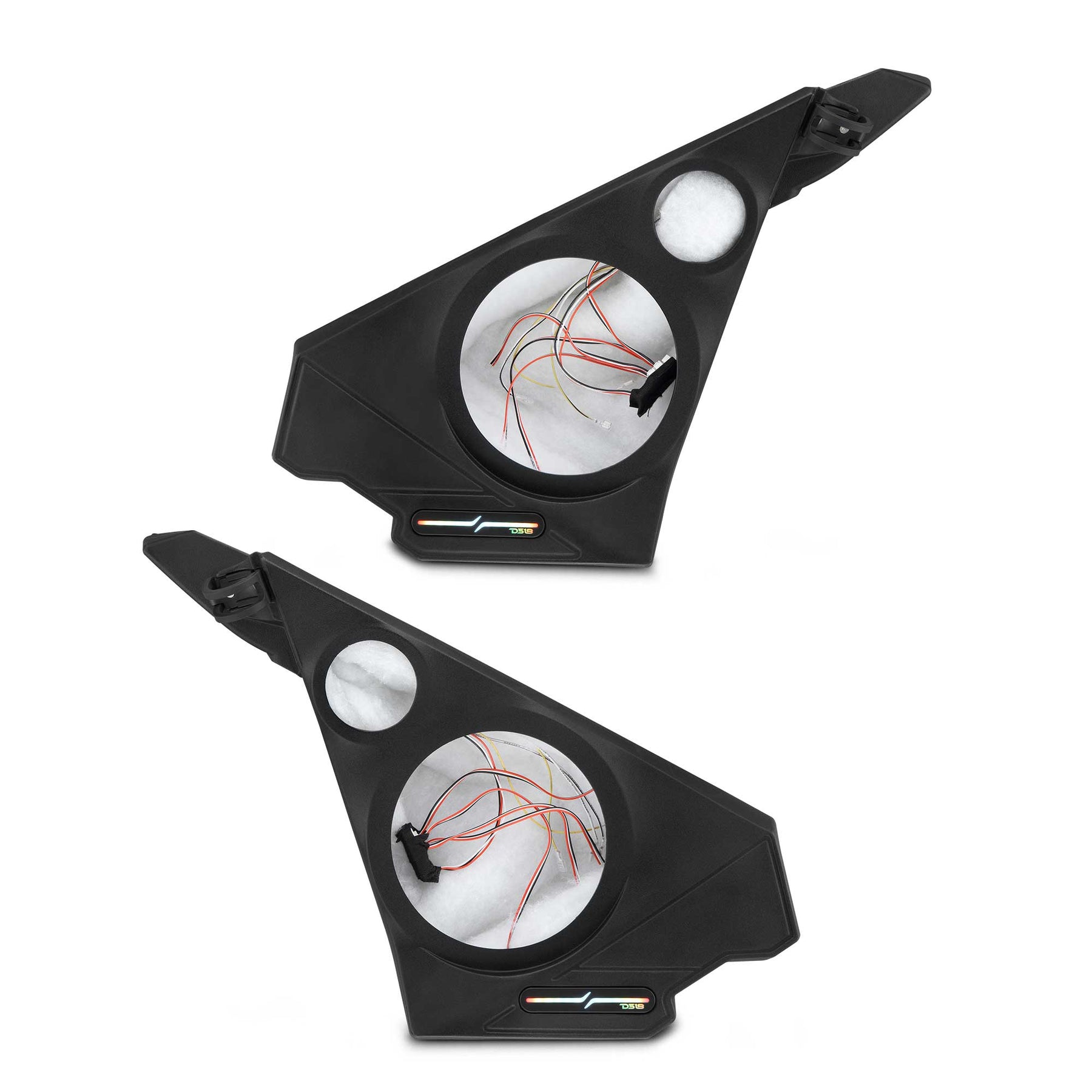 Polaris Slingshot Front Kick Panel Speaker Pods – Empty Enclosure for 8" Speakers and 3.8" Tweeters | 2020 - Current
