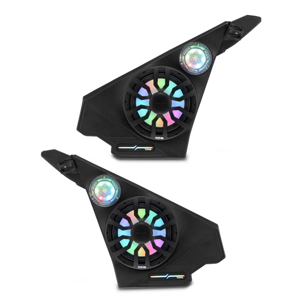 DS18 Polaris Slingshot 2020-Up Front Kick Panel Speaker Pods