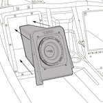 Polaris Slingshot Loaded Rear Sealed 10" Subwoofer Enclosure | Fits Either Passenger or Driver Side | 2015 - Current