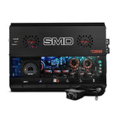 SMD Monoblock Amplifier with VM-1 Voltmeter and Digital LED Lights 3000W RMS at 1-ohm - Steve Meade Designs