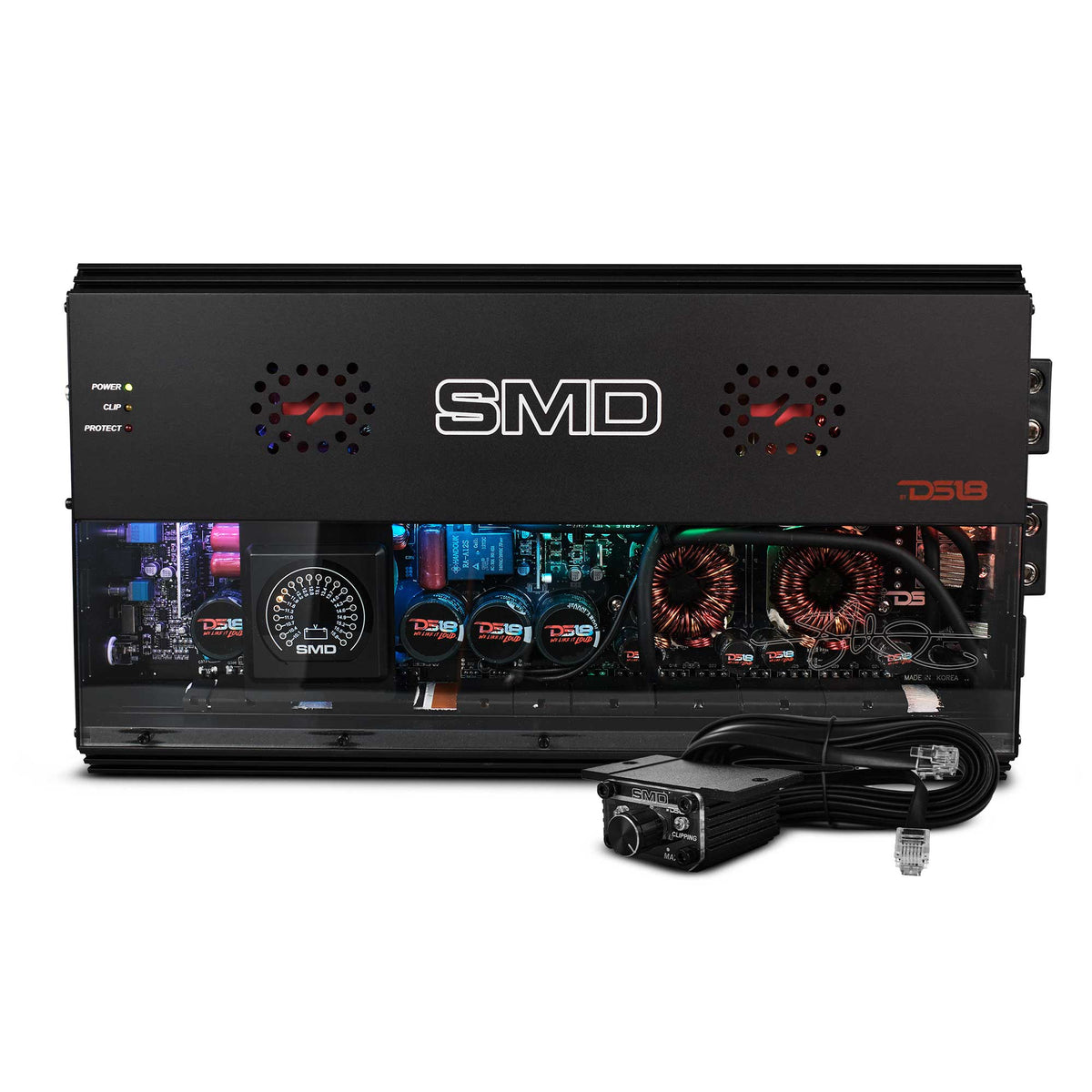 DS18 SMD Monoblock Amplifier with VM-1 Voltmeter and Digital LED