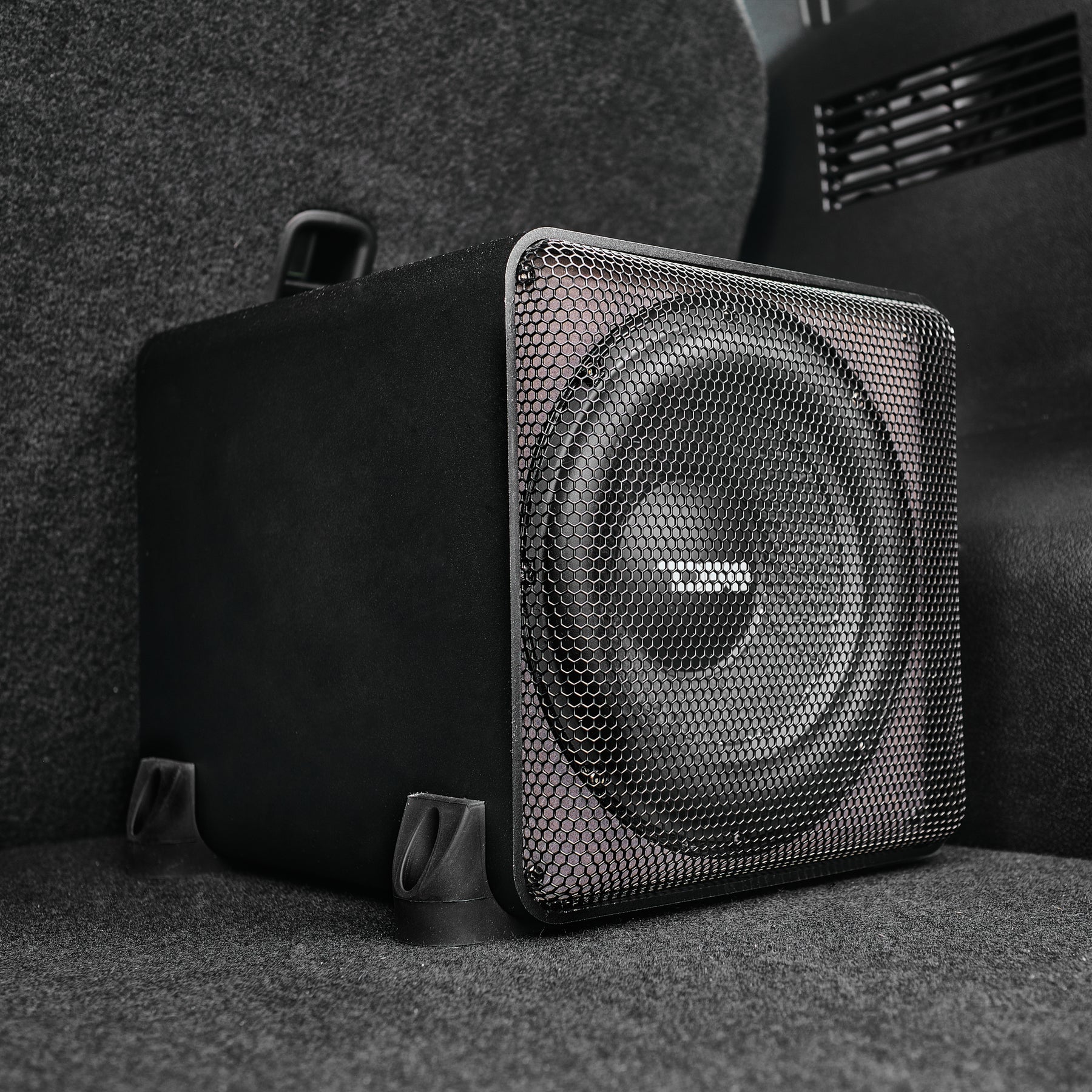Car Audio Bass Package with Dual 8" Sealed Subwoofer Enclosure and Amplifier – 300W RMS