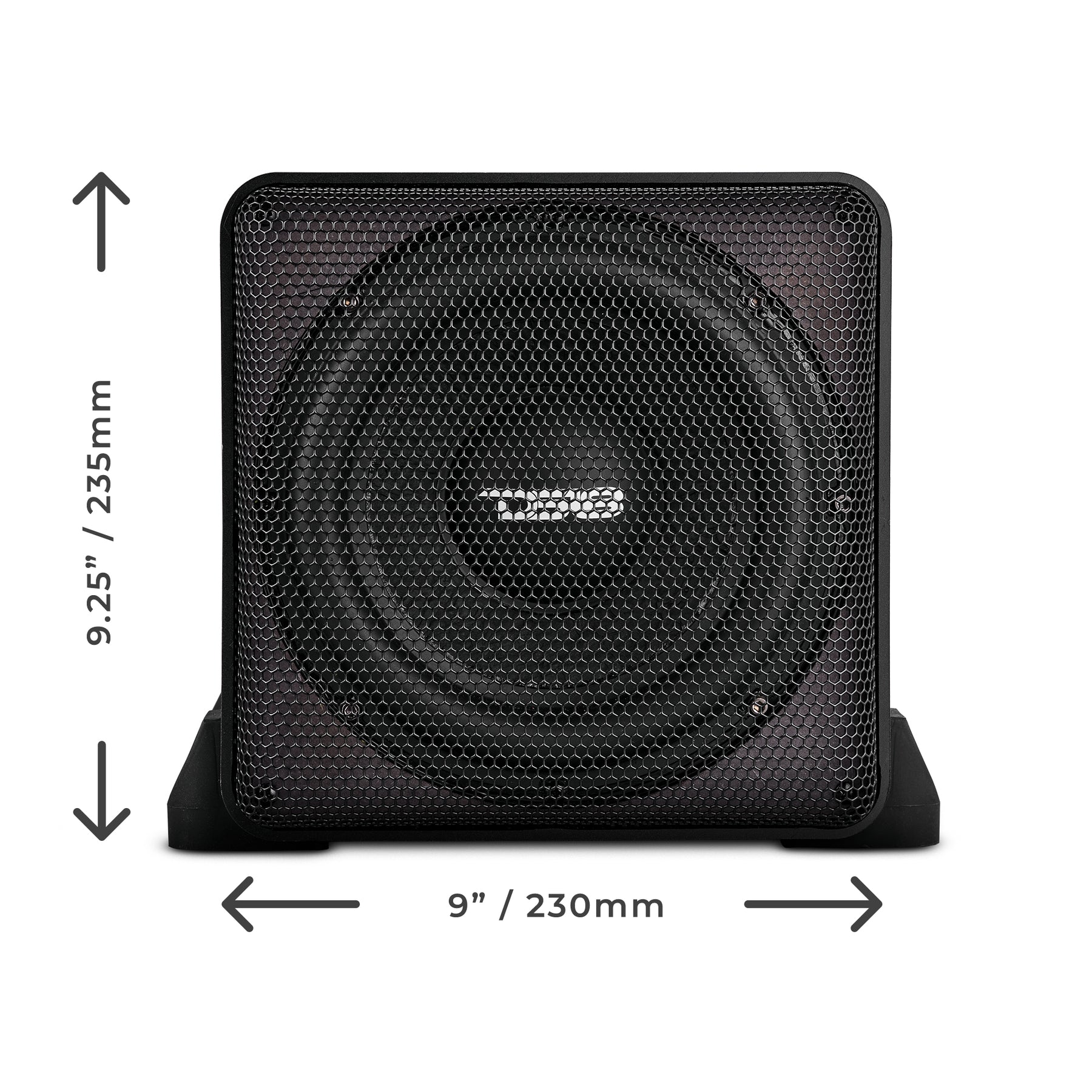 DS18 EN8P Dual 8" Speaker Enclosure Pod – Fits 8" Woofer And 2.95" Tweeter (Pair)