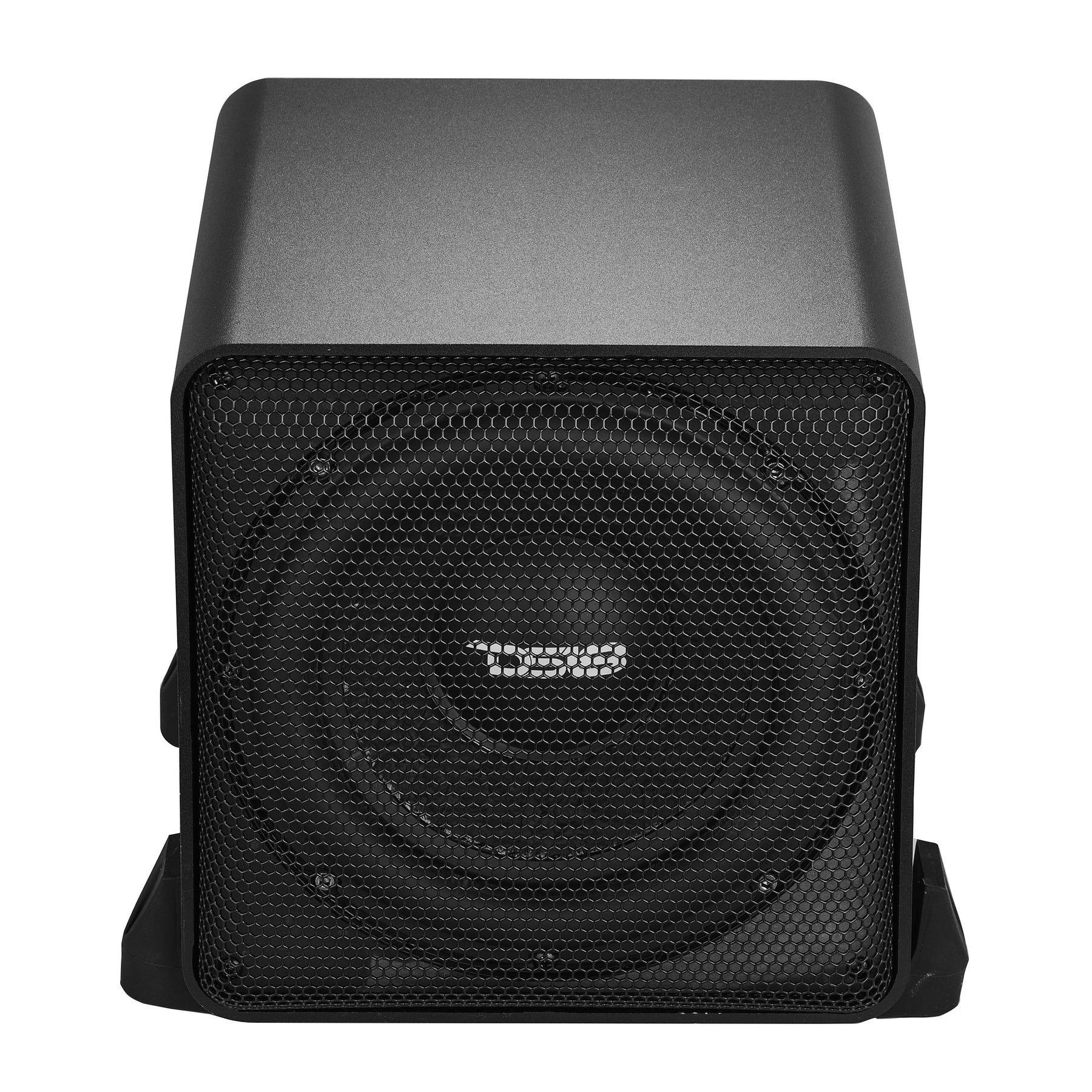 Dual 8" Loaded Amplified High End Aluminium Subwoofer Enclosure 300 Watts Rms