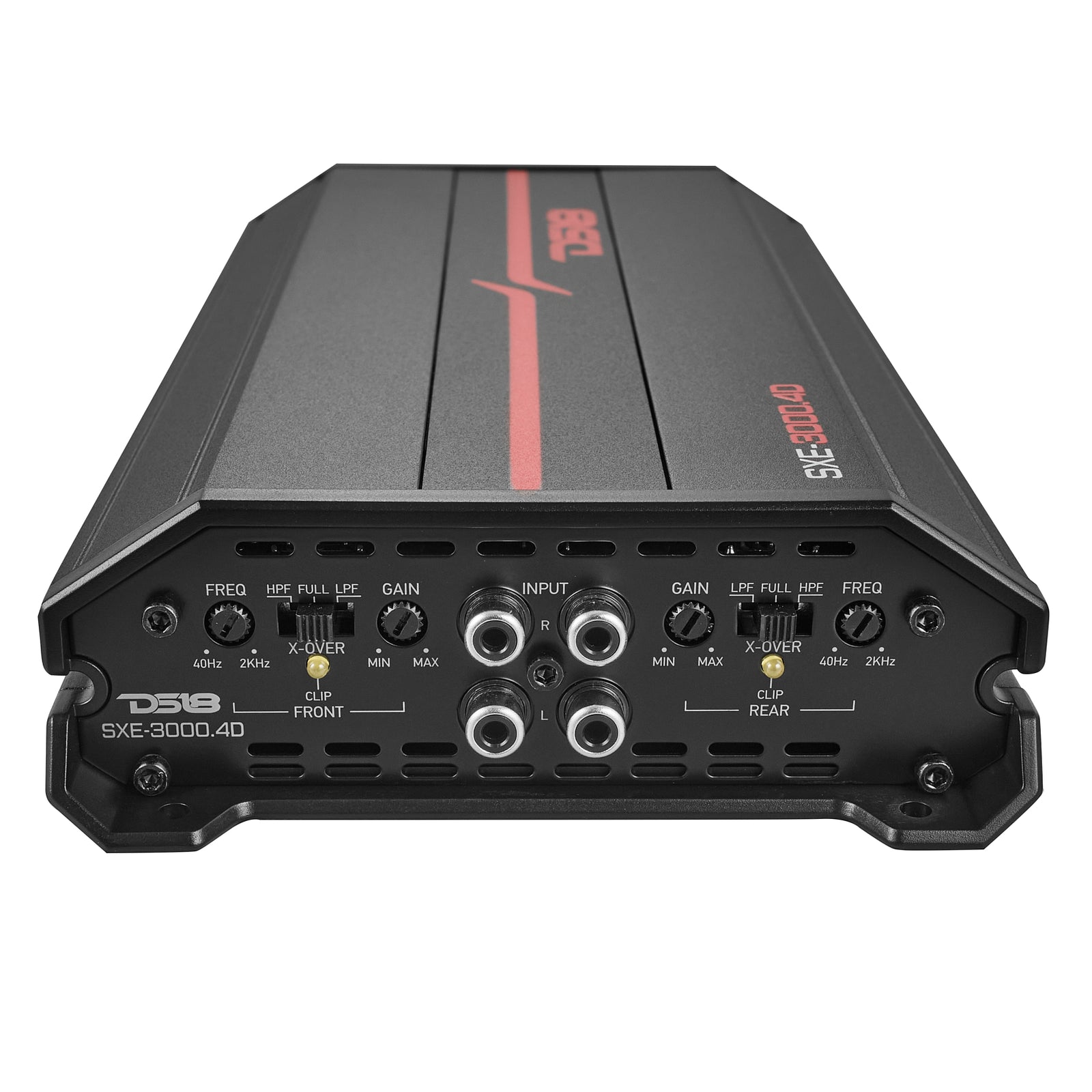 DS18 SXE-3000.4D Class D 4-Channel Full-Range Car Amplifier 200 x 4 RMS ...