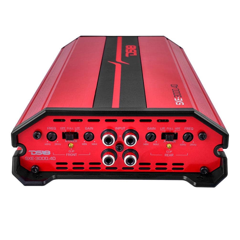 SXE Class D 4-Channel  Full-Range Car Amplifier 4 x 200 RMS @4 Ohm 3000 Watts