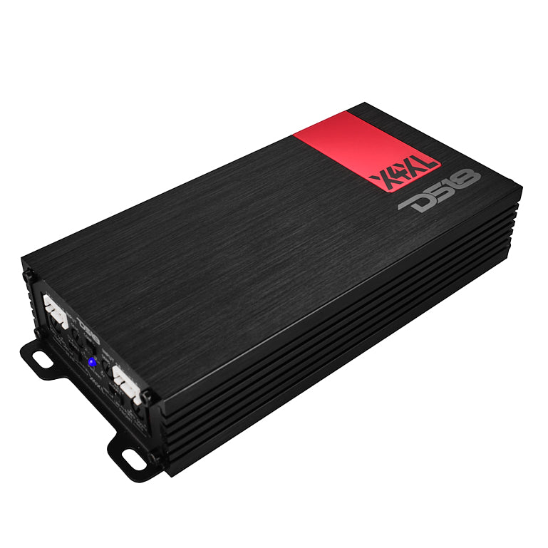 X 4-Channel Ultra Compact Class D Amplifier 4 x 120 Watts Rms @ 4-ohm