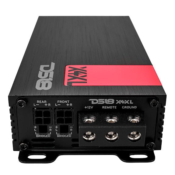 DS18 X4 1320W 4-Channel Class D Compact Amplifier - Great For Car Audio Systems