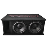 Dual 12" Loaded Subwoofer Ported Enclosure With ZR12.4D 1500 Watts Rms