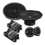 ZXI 6x9” 2-Way Component Speakers with Glass Fiber Cone | 120W RMS 4-Ohm