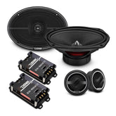 ZXI 6x9” 2-Way Component Speakers with Glass Fiber Cone | 120W RMS 4-Ohm
