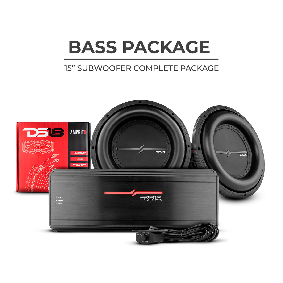DS18 Better Bass Package - Upgrade your BASS