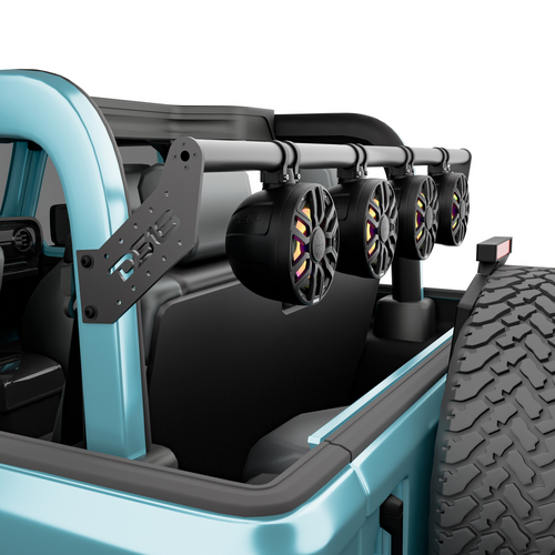 Jeep Wrangler JL 2-Door Hardtop (2018–2023) - Mounting Tube with 4x 8