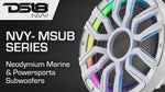 Video thumbnail - 10” Neodymium Marine & Powersports Subwoofer With Carbon Fiber Cone | 600W RMS 4-Ohm
