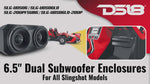 Polaris Slingshot Under Dash Enclosure with Dual ZR6.4D Subwoofers | 2020 - Current