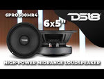 6.5” High-Sensitivity Midrange Loudspeaker with Ferrite Magnet | 250W RMS 4-Ohm