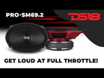 PRO 6x9" Shallow Water-Resistant Mid-Range Loudspeaker | 250W RMS 2-Ohm