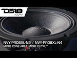 Video thumbnail - 8” Neodymium Midrange Loudspeaker | 400W RMS 2-Ohm