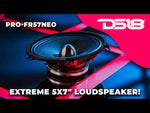 PRO 5x7" Neodymium Full-Range Bullet Loudspeaker 225 Watts Rms 4-Ohm