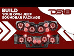 Overhead Soundbar Package for Select 2018-2023 Jeep Wrangler (JL) / Gladiator  (JT)