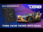 Polaris Slingshot Loaded Rear Sealed 10" Subwoofer Enclosure | Fits Either Passenger or Driver Side | 2015 - Current