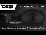 Video thumbnail - 6x9” 2-Way Coaxial Loudspeaker with Kevlar Cone and Neodymium Magnet | 200W RMS 4-Ohm