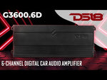GEN-X 6-Channel Class D Full Range Amplifier | 6 x 200W @ 4-Ohm