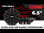 6.5” Ultra Slim Mid-Range Loudspeaker with Neodymium Magnet | 120W RMS 4-Ohm