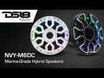 Video thumbnail - 6.5” Marine Grade Hybrid Coaxial Speaker With Neodymium Magnet, Kevlar Cone, and Compression Driver | 200W RMS 4-Ohm