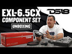 EXL 6.5" 2-Way Component Speaker System 150 Watts Rms 4-Ohm