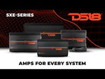 SXE Class D 4-Channel Full-Range Car Amplifier 4 x 275 RMS @4 Ohm 4000 Watts