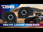 Polaris RZR-PRO 2020-2024 Rear Speaker Pods Loaded with NXL-iQ 6.5" Coaxial Speakers with Digital LED Lighting