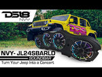 Video thumbnail - Barra de sonido integrada para Jeep JL/JLU/JT (modelos 2024 en adelante): 4 altavoces NVY-M8 de 8" e iluminación LED.