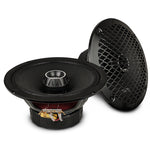 PRO-ZT 8" Coaxial Mid-Range Loudspeaker with Water Resistant Cone Built-in Bullet Tweeter and Grill 275 Watts Rms 4-Ohm (2 Speakers)
