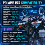 Arnés de radio Plug &amp; Play Polaris RZR para unidad principal MRX150