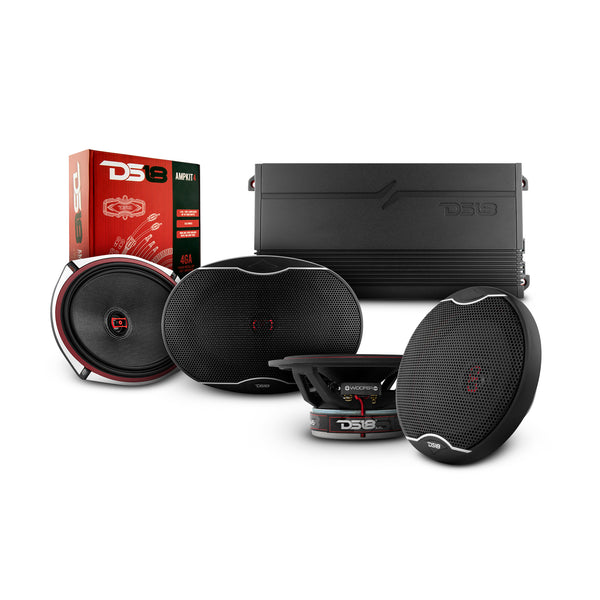 DS18 Chevy Colorado Crew and Extended Cab Front & Back Doors Speakers