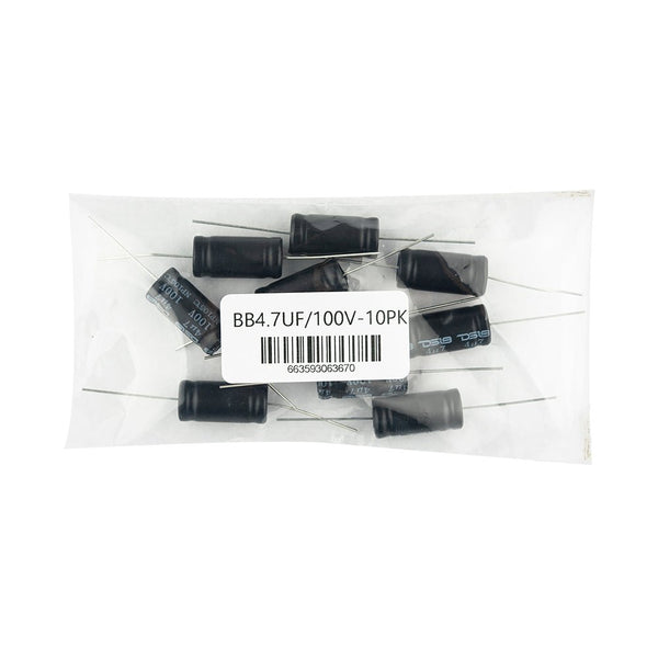 DS18 BB4.7UF/100V-10PK 4.7uF 100V Non-Polarized Bass Blocking Capacito