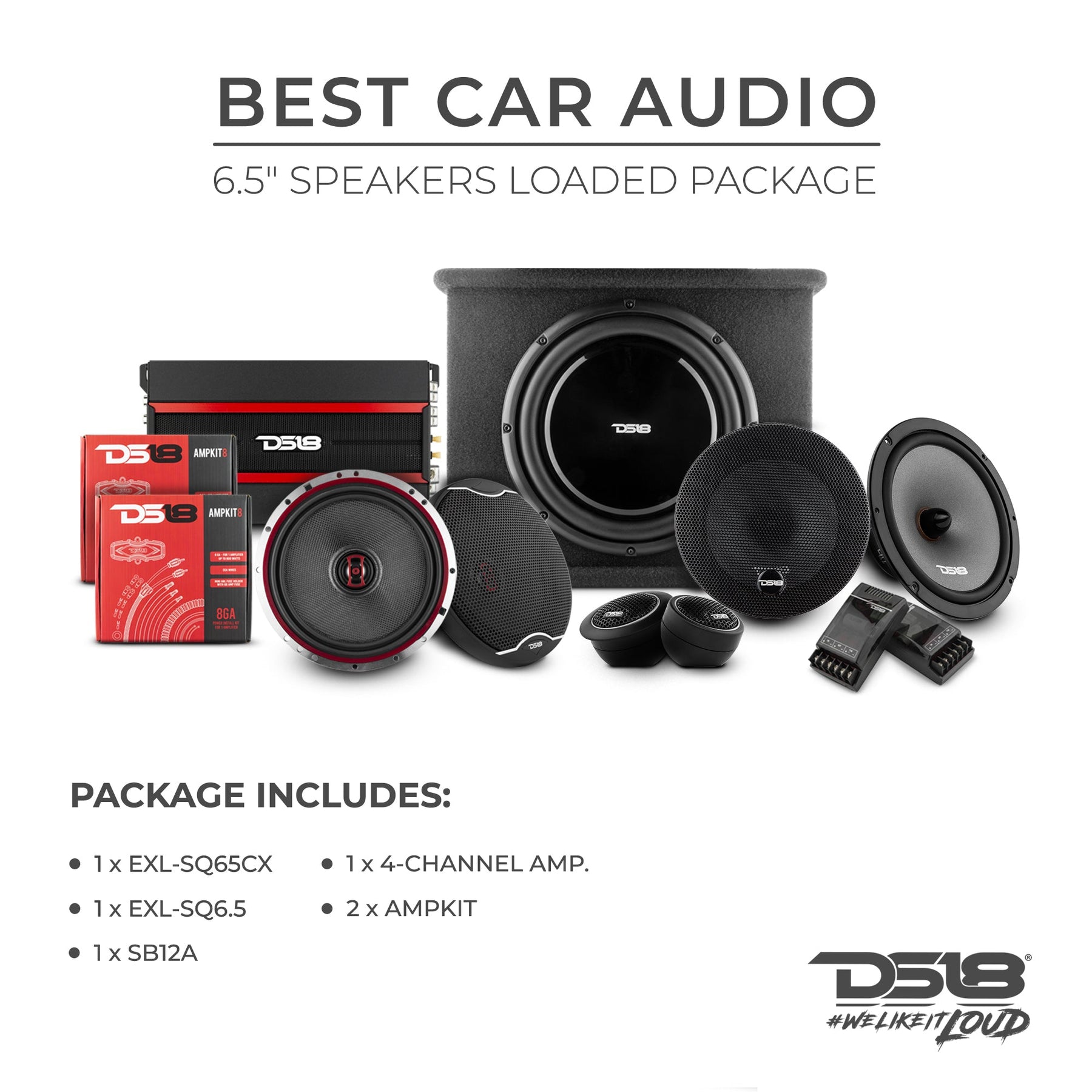 DS18 Best Car Audio Package