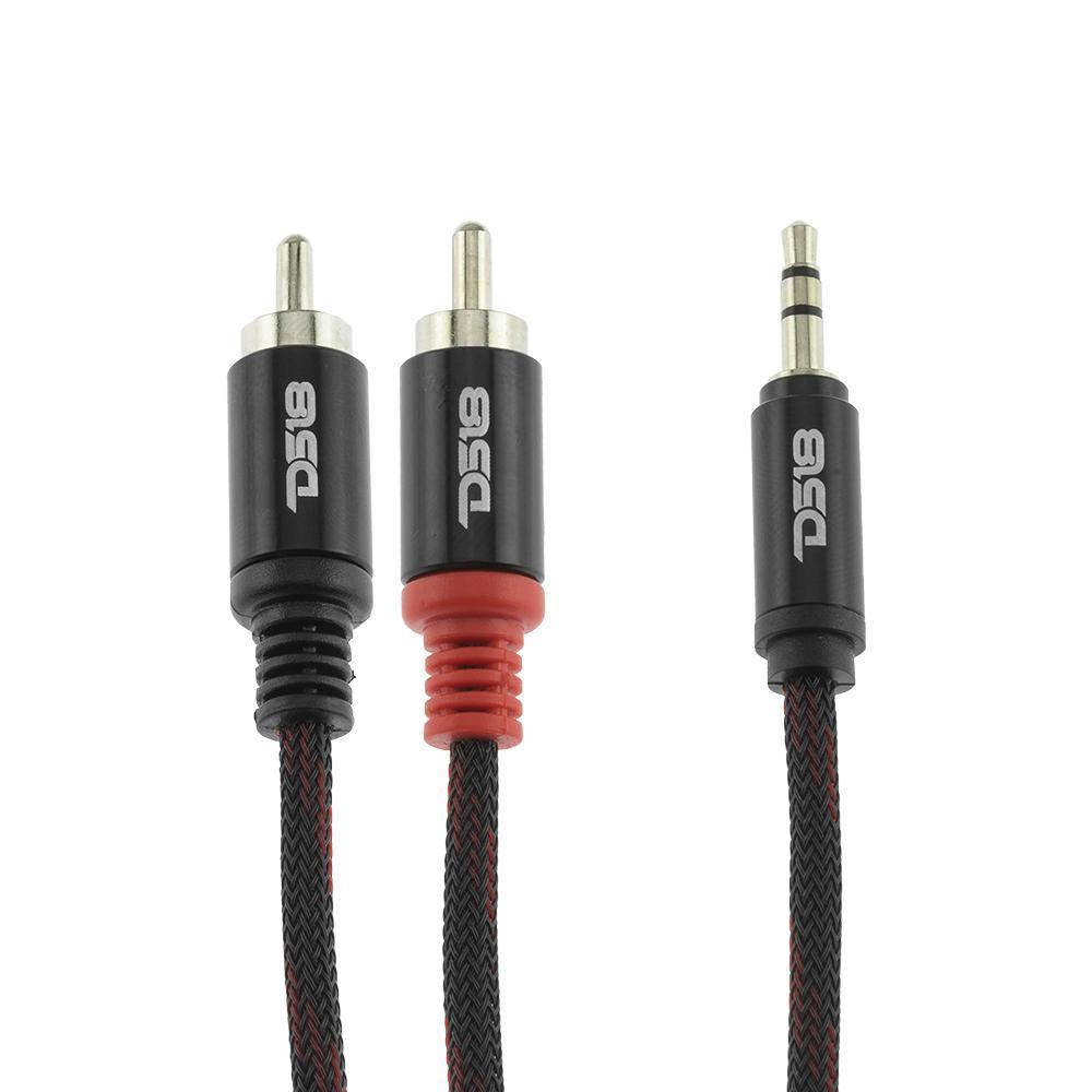 High Quality 100% OFC AUX to RCA Cable 3 FT.