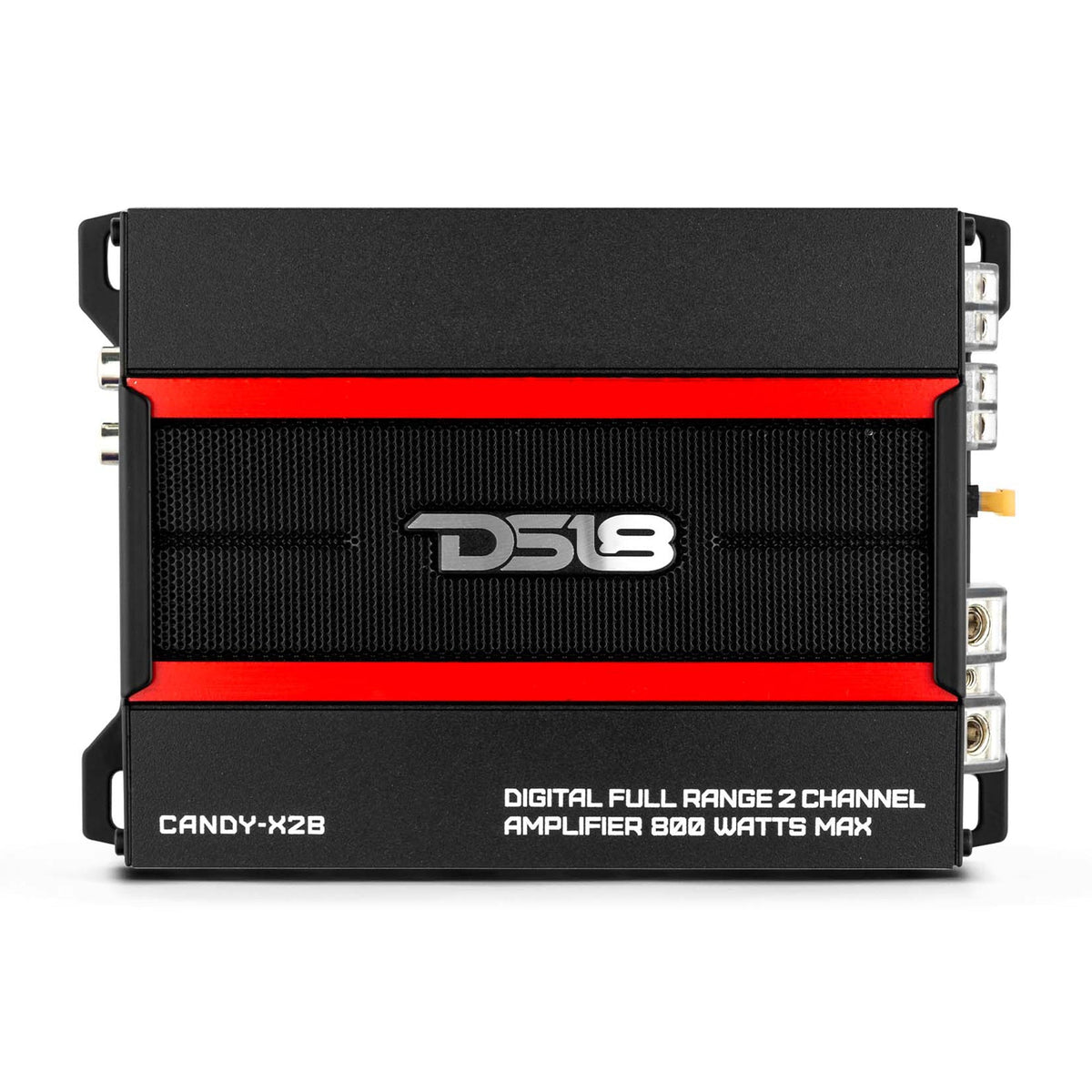 DS18 CANDY-X2B Compact Full-Range Class D 2-Channel Car Amplifier 800 Watts
