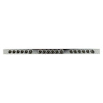 DS18 Chrome Plated Distribution Bar Block 3x 1/0-GA and 15 x 2/0-GA Direct Bolt Down Type 19" Long