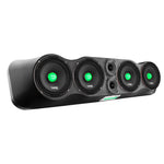 35" High Density ABS Universal Speakers Enclosure 4 X 6.5" and 2 x 3" Tweeters