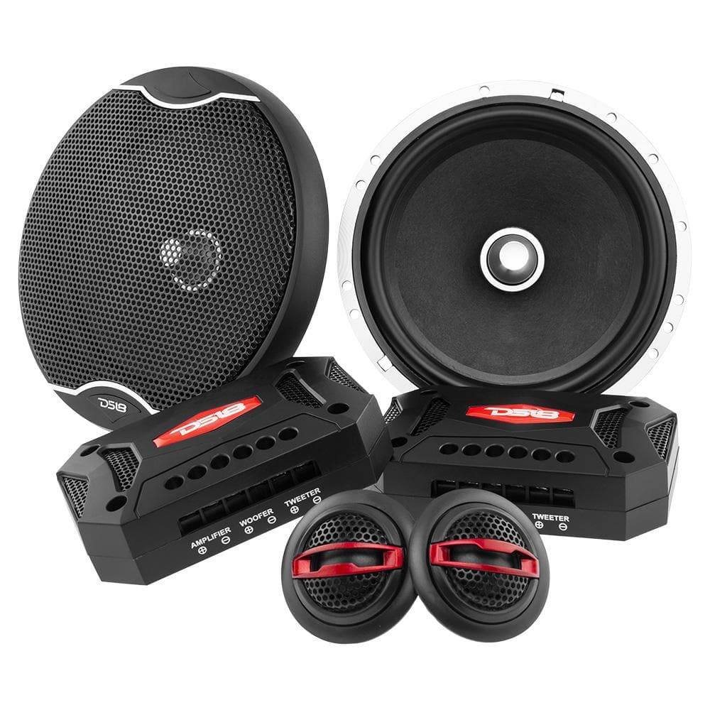 DS18 EXL 6.5" 2-Way Component Speaker System 400 Watts 4-Ohms (Pair) car audio stereo speakers