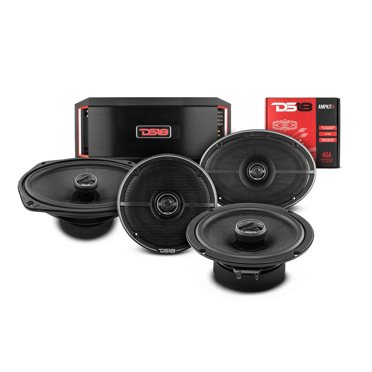 DS18 2015-2020 Ford F-350 Crew and Super Cab Better Upgrade/Replacement Package 1600 Watts