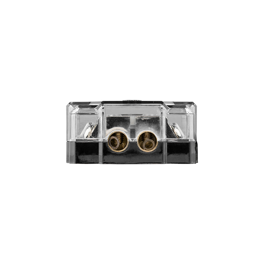 DS18 FDG1224AFS-80A ANL Fuse Holder and Distribution Block 0GA In - 2x4GA Out with Voltmeter